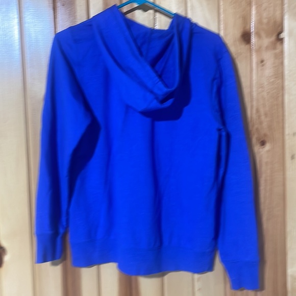 St Johns Bay Sweatshirt Size M Women’s Blue Full Zip Hoodie - Picture 5 of 5